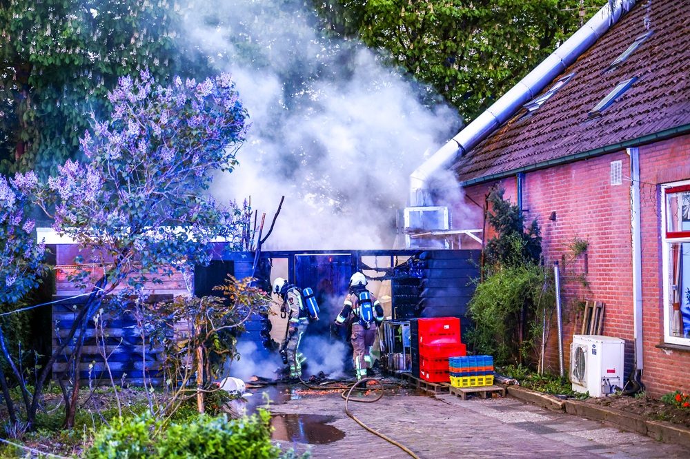 Brand verwoest aanbouw naast Chinees restaurant