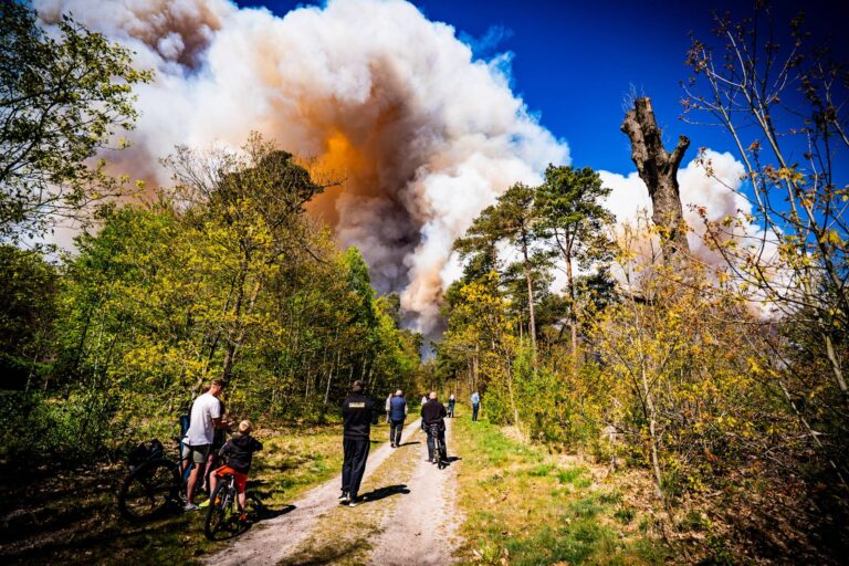 UPDATE: Zeer grote natuurbrand op militair oefenterrein moeilijk onder controle