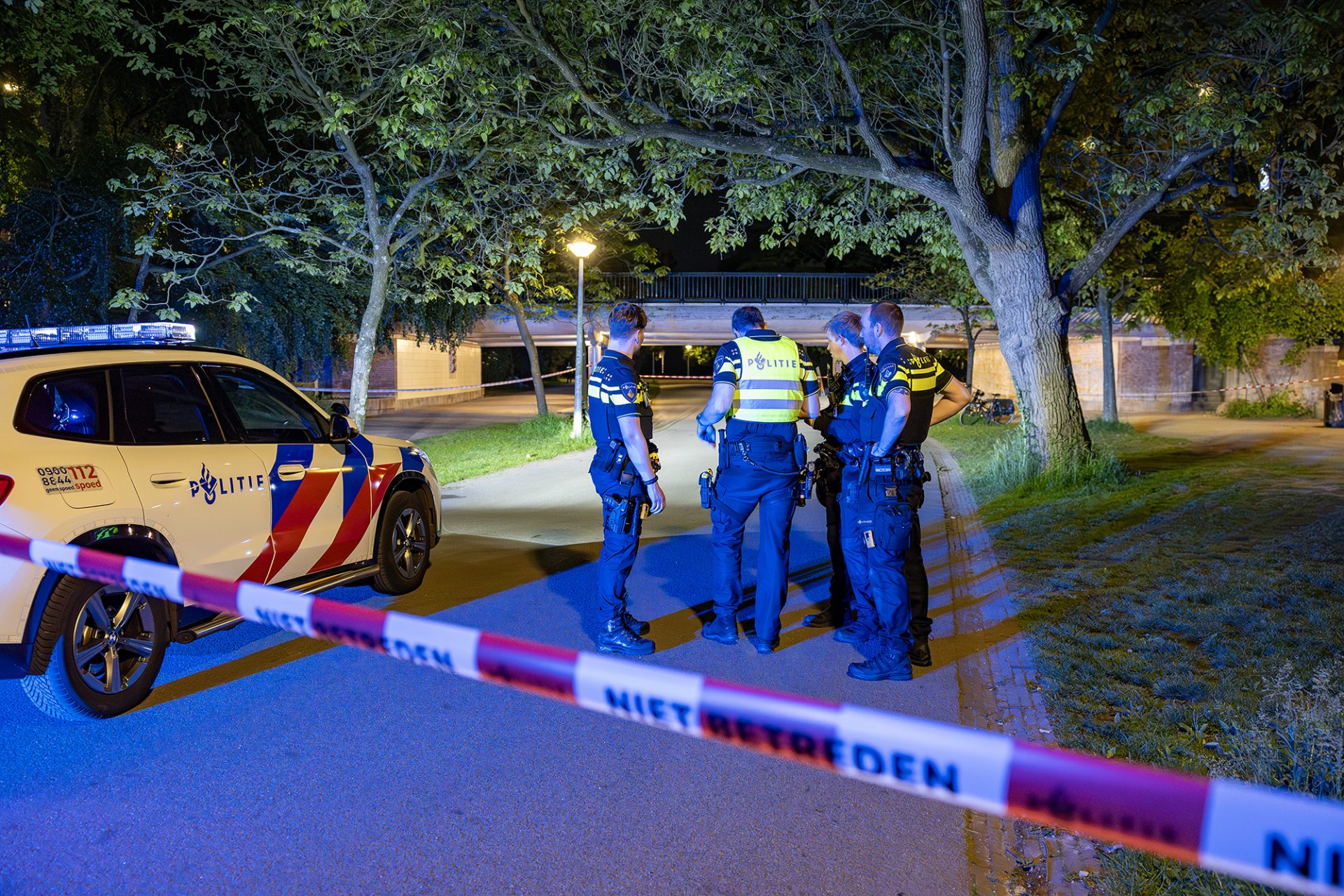Groot onderzoek na steekpartij in Vondelpark