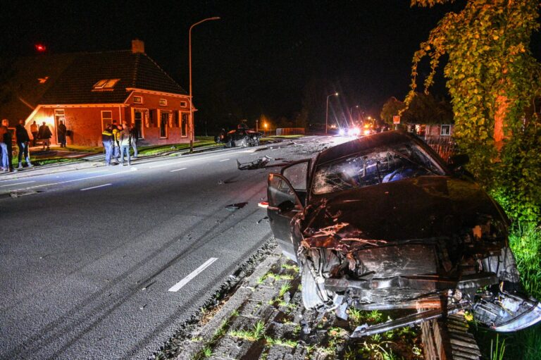 Ravage na ongeval, drie personen gewond