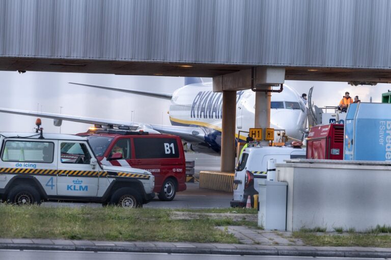 GRIP 1 op Schiphol na melding van probleem aan boord Ryanair-vlucht