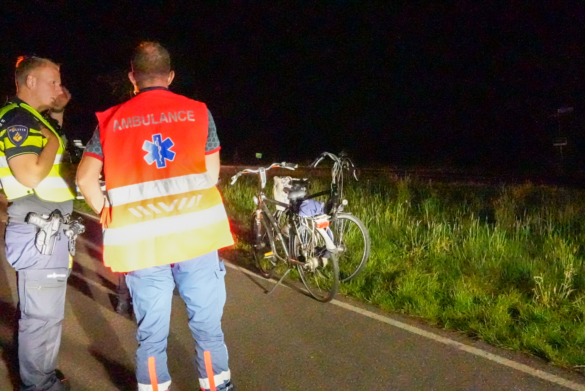 Fietser ernstig gewond na frontale botsing