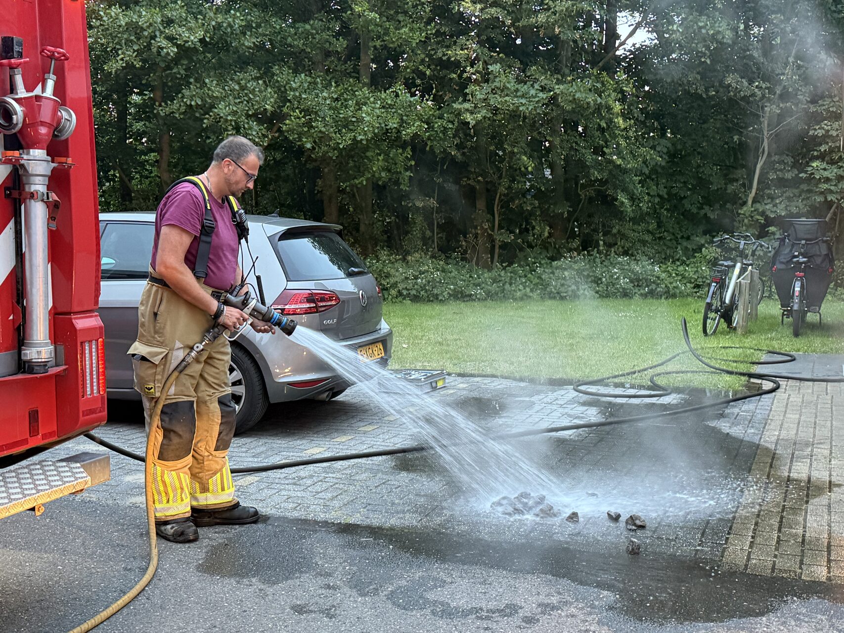 Schade aan vakantiewoning door brand in sauna op Texel