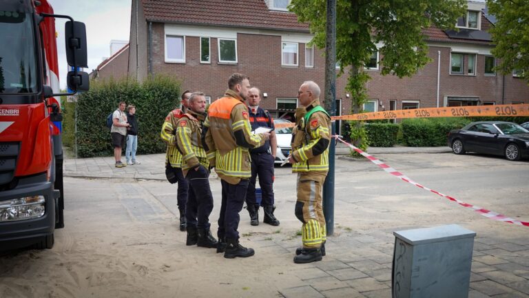 Grote inzet hulpdiensten om mogelijk asbest