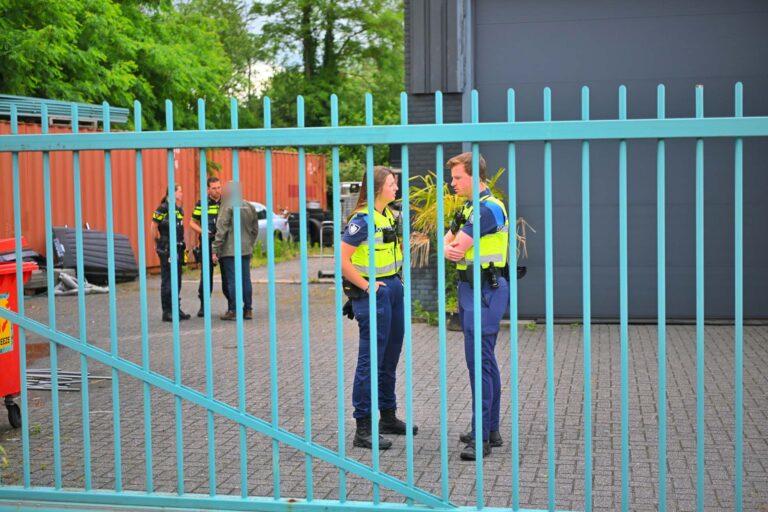 Duizenden liters ammoniak aangetroffen in zeecontainer op bedrijventerrein