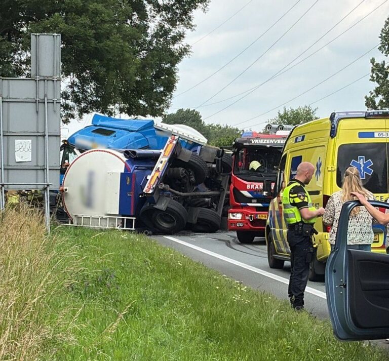 UPDATE: Meerdere slachtoffers bij ernstig ongeval met vrachtwagens