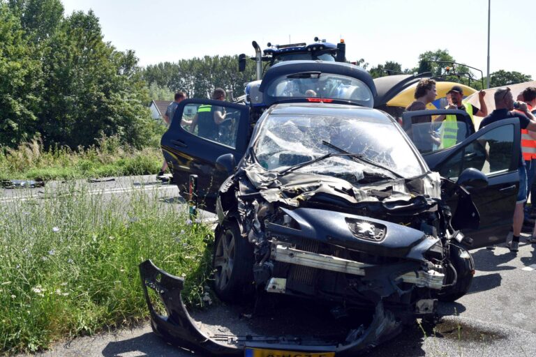Zeven gewonden bij ernstig ongeval op Provinciale weg