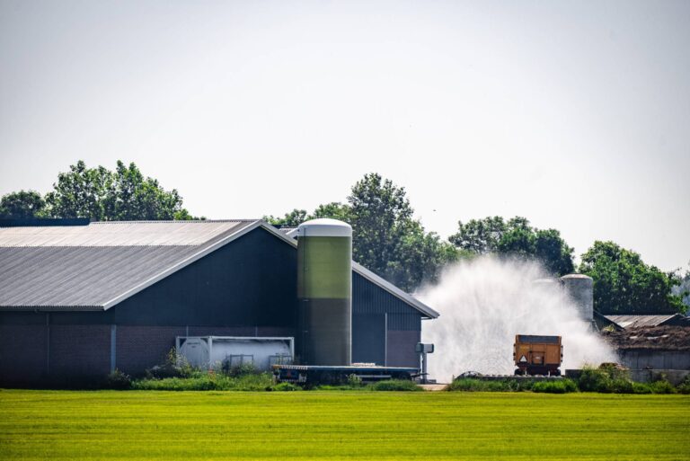 Kuilgassen vrijgekomen na inkuilen van gras