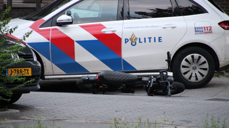 Politieachtervolging eindigt na val met fatbike