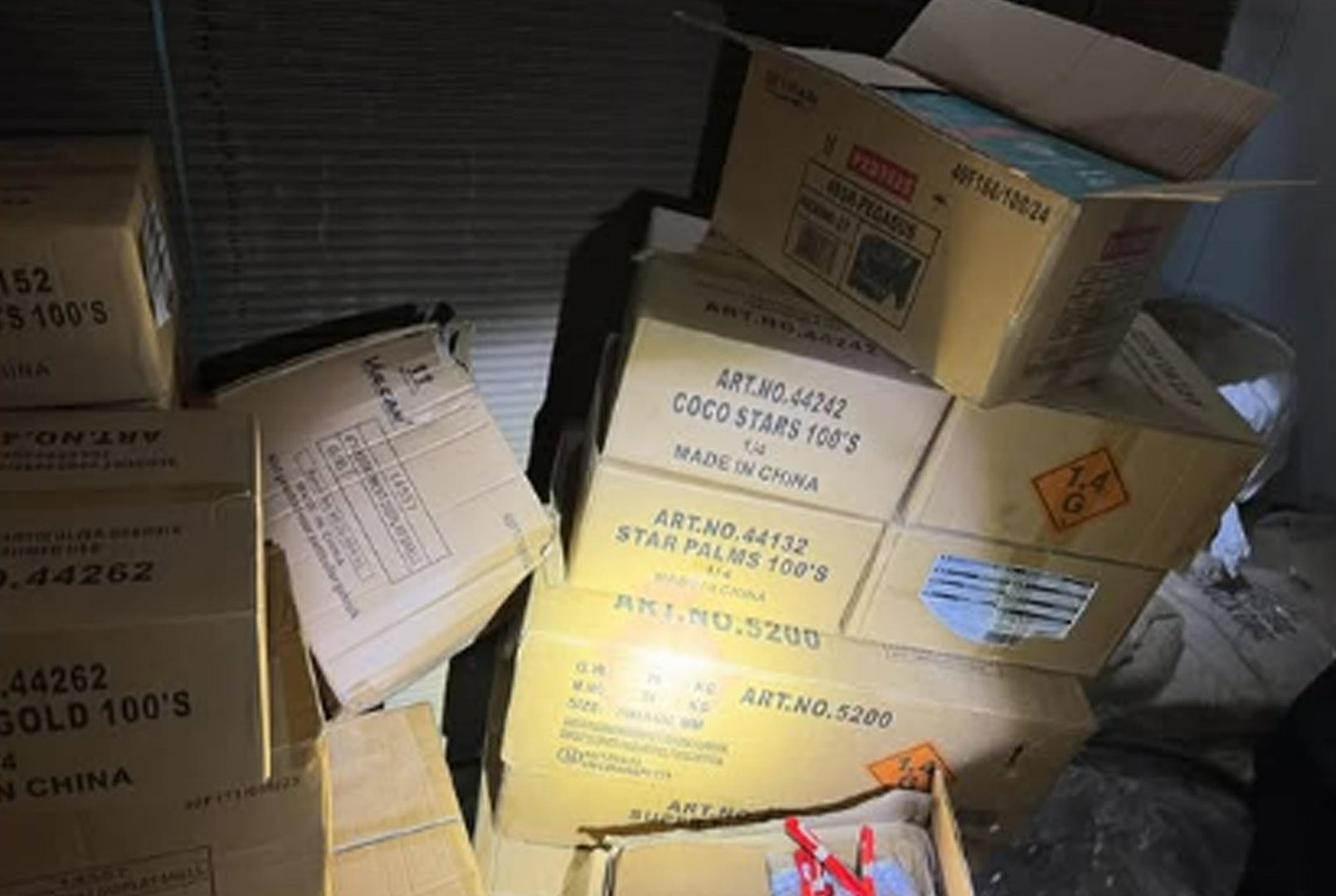 Honderden kilo´s zwaar vuurwerk aangetroffen en in beslag genomen