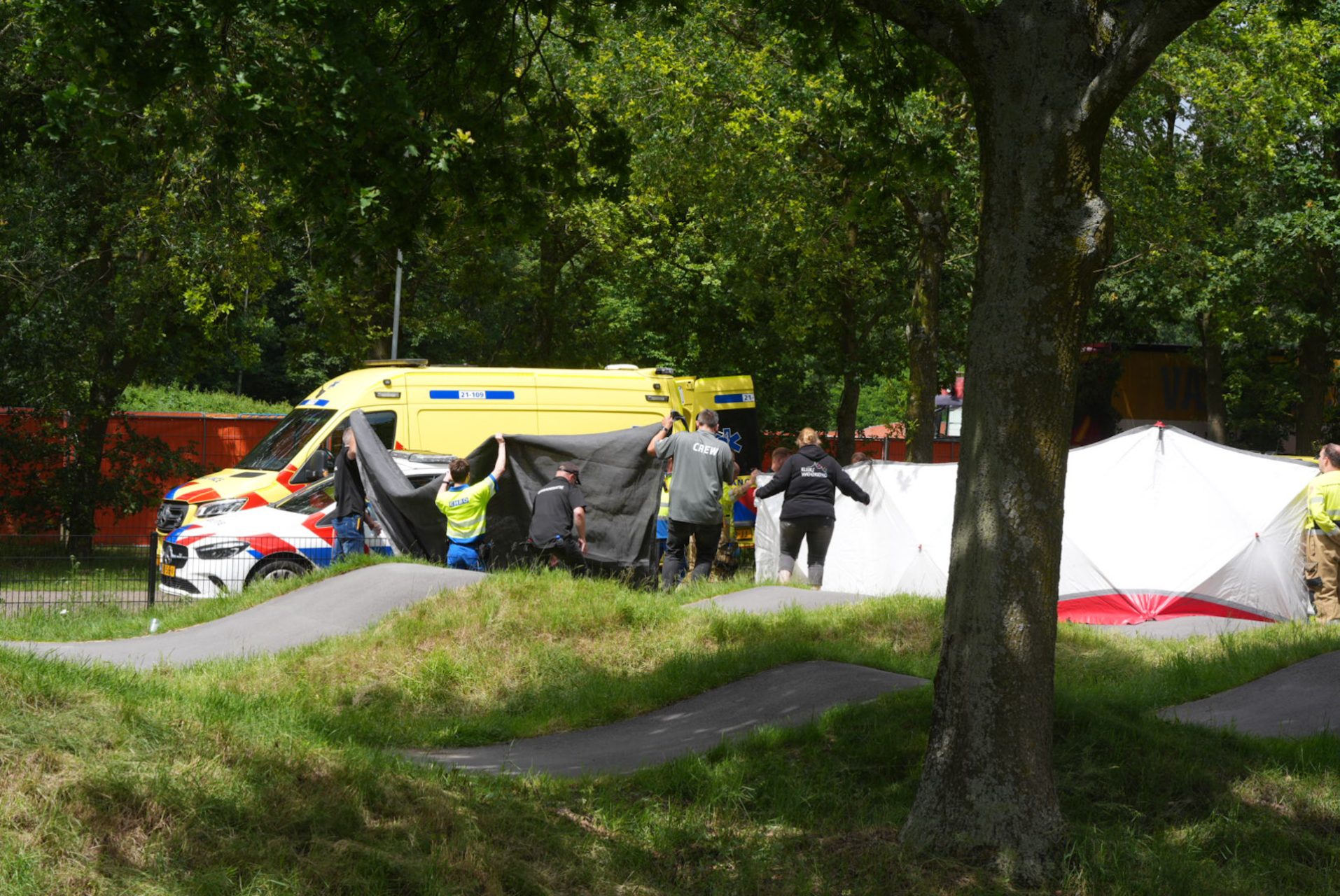 Skateboarder zwaargewond na val op skatebaan