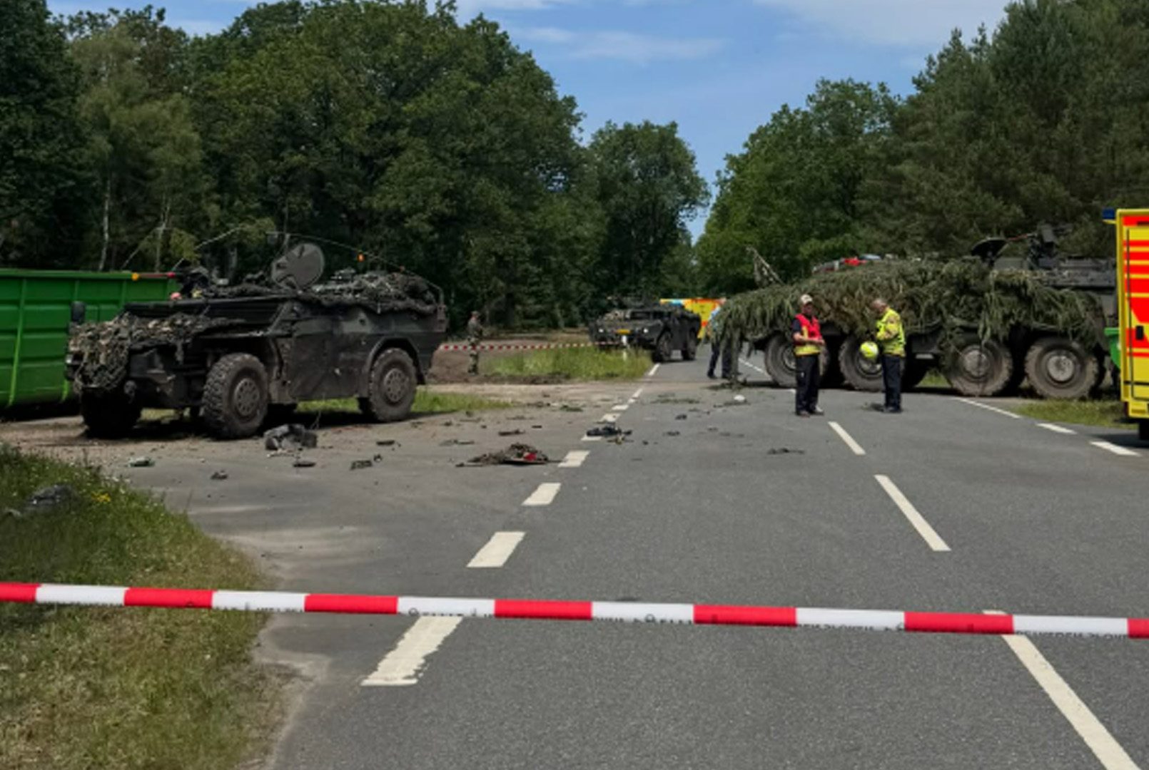 Marechaussee onderzoekt ongeval tijdens oefening Fighter Lion
