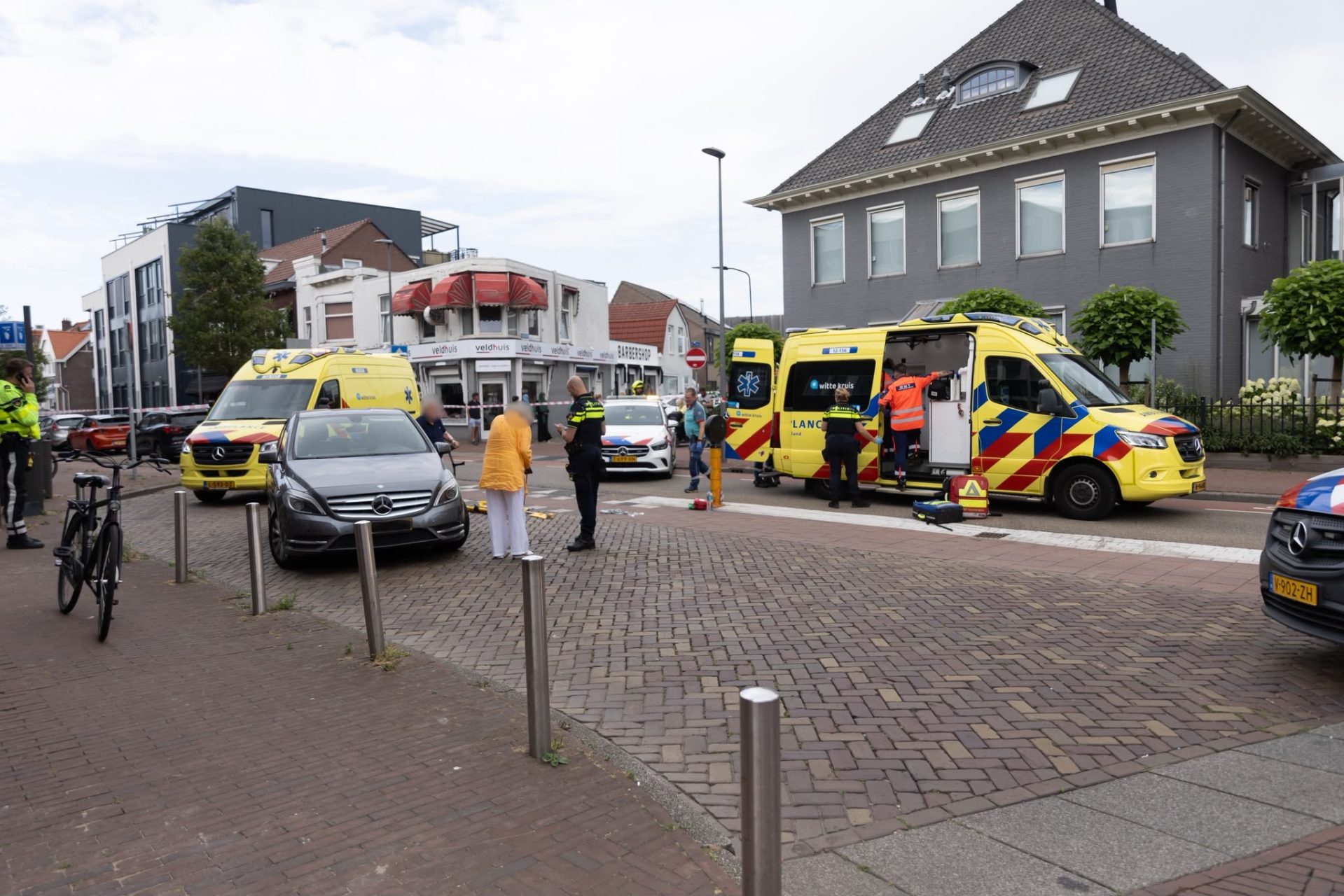 Traumateam ingezet na botsing tussen auto en fietser