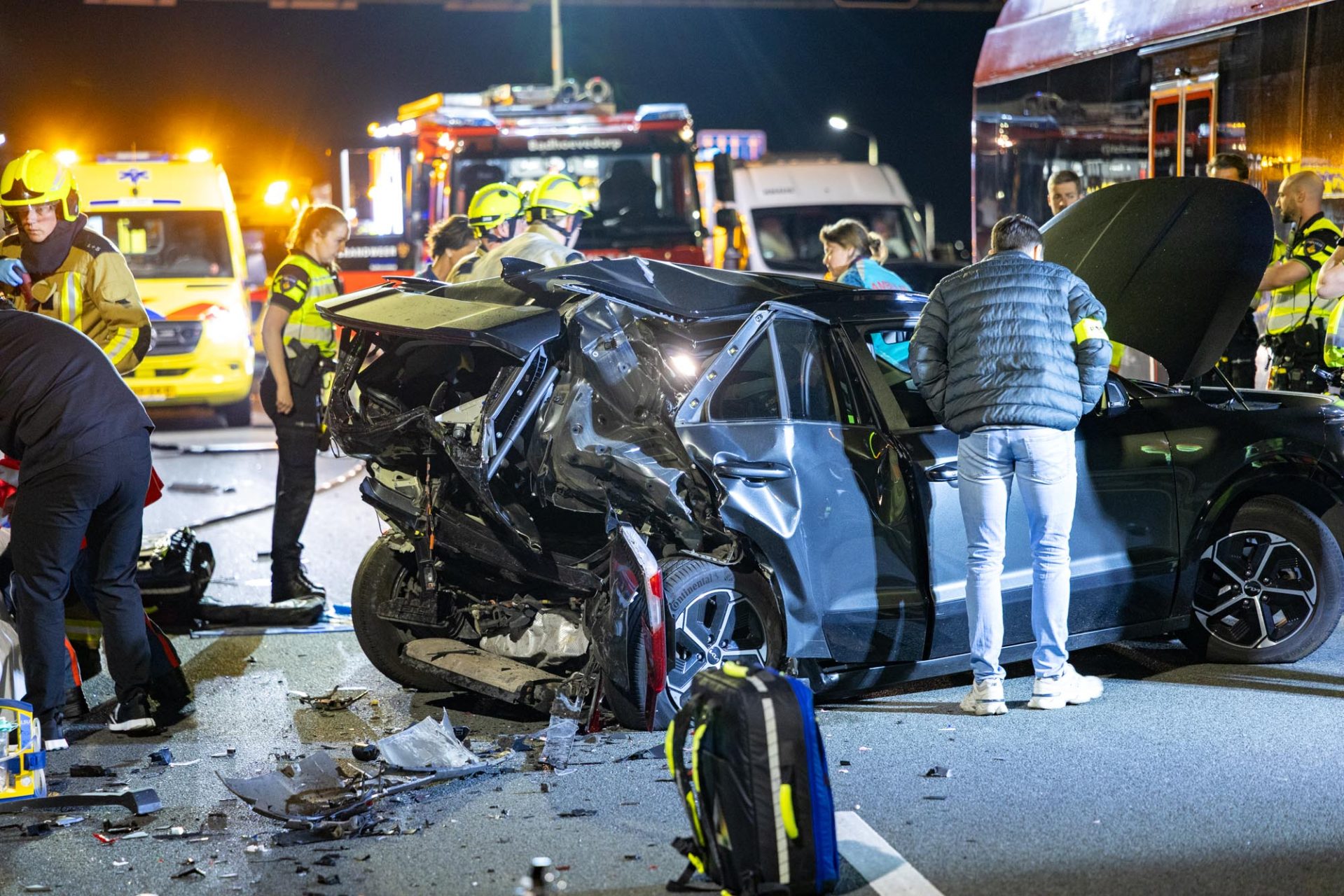 Meerdere gewonden bij ernstig ongeval op snelweg