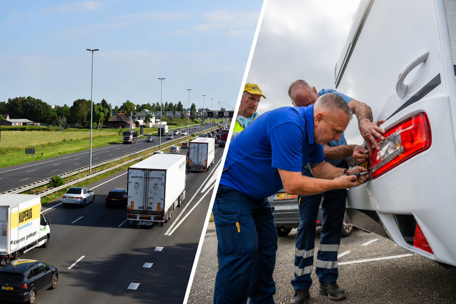 433 kilometer file door vakantieverkeer