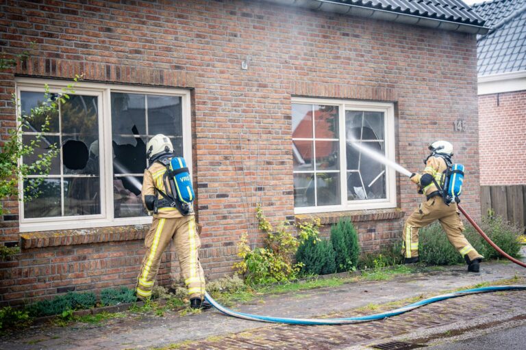 Gewonde bij uitslaande woningbrand