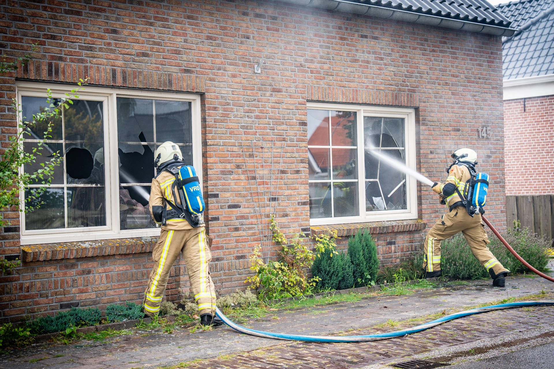 Gewonde bij uitslaande woningbrand