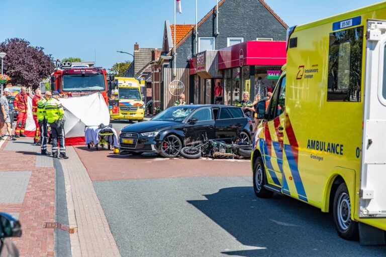 Motorrijder gewond na botsing met auto