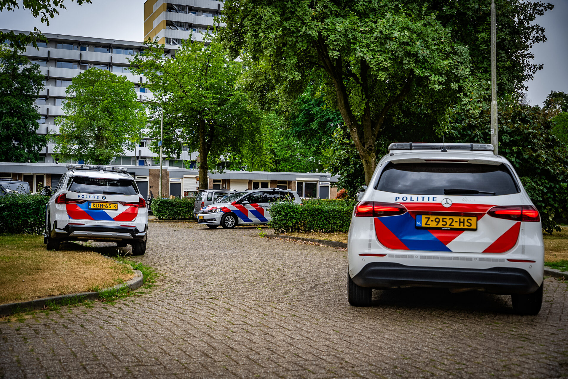 Aanhouding na melding van vuurwapenbedreiging