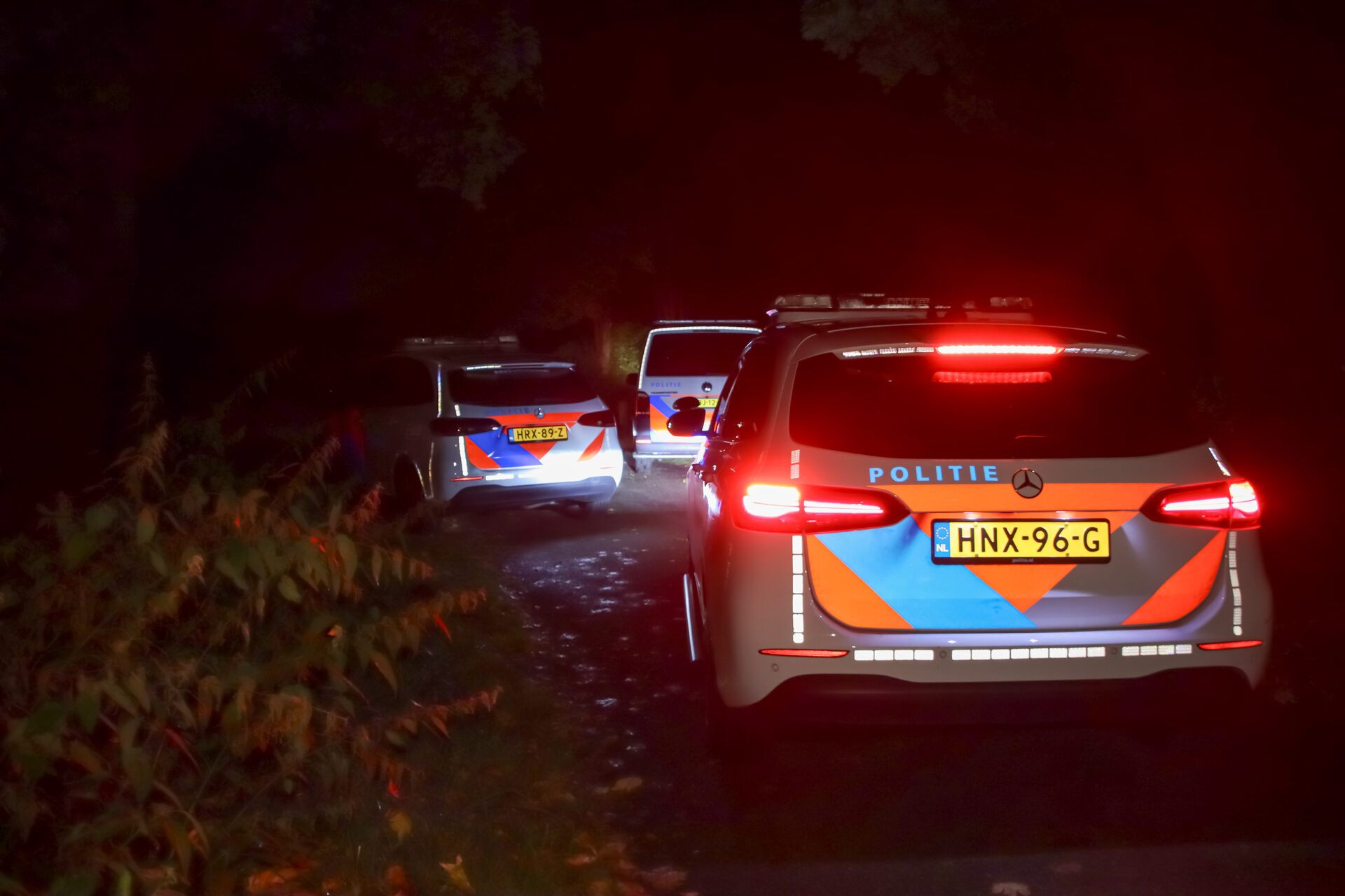 Grote nachtelijke zoektocht naar persoon bij tuinhuiscomplex in Lelystad