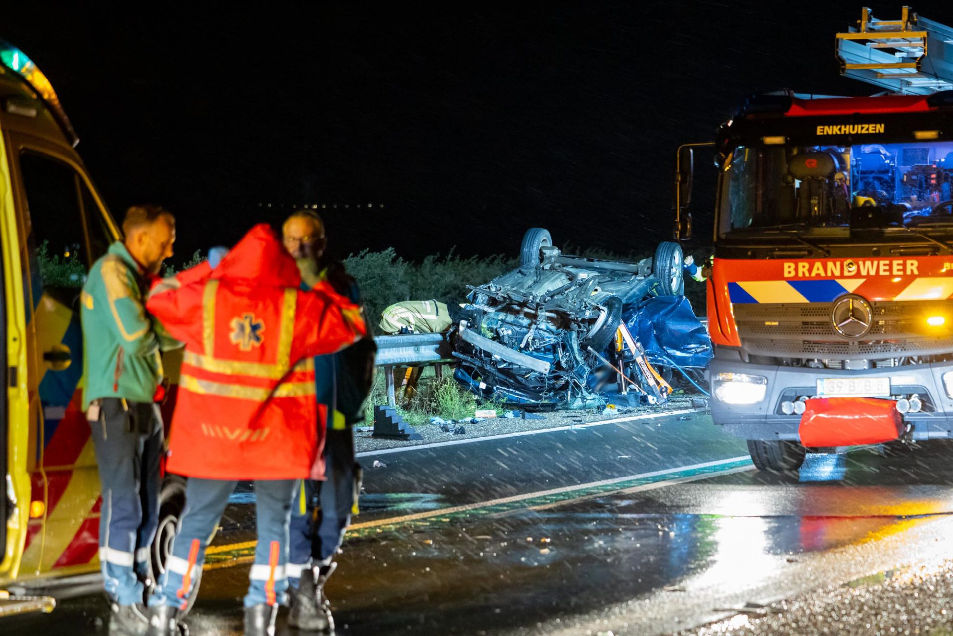 Drie doden en vijf gewonden bij zeer ernstig ongeval in Lelystad