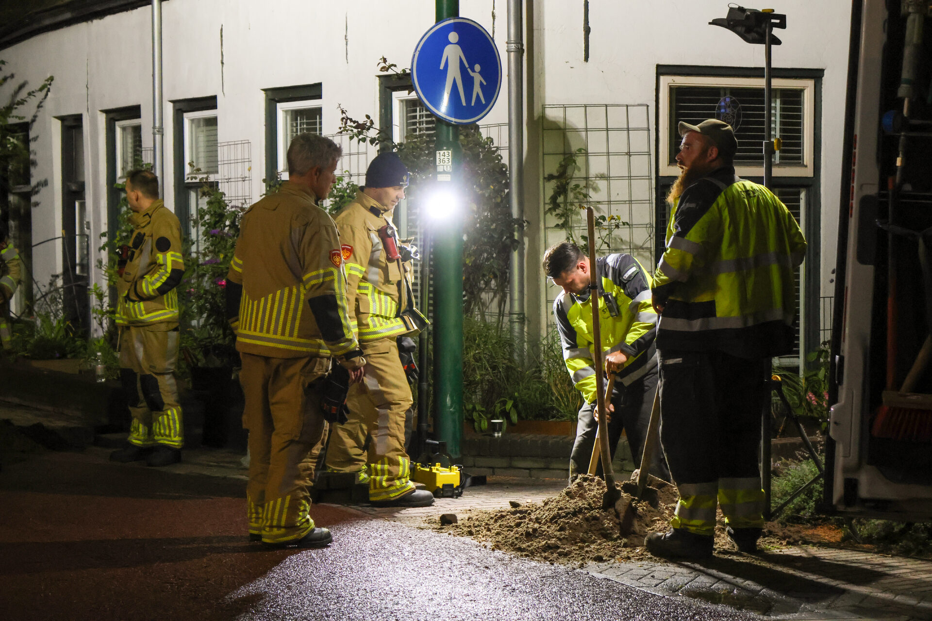 Meerdere woningen ontruimd vanwege grote gaslekkage