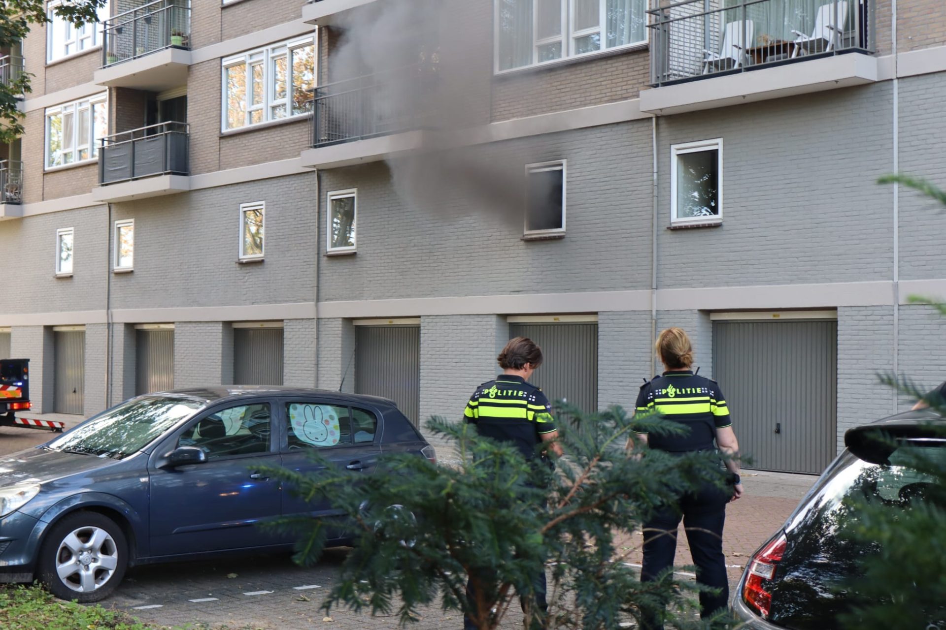 Brand in box in Amstelveen zorgt voor rookontwikkeling