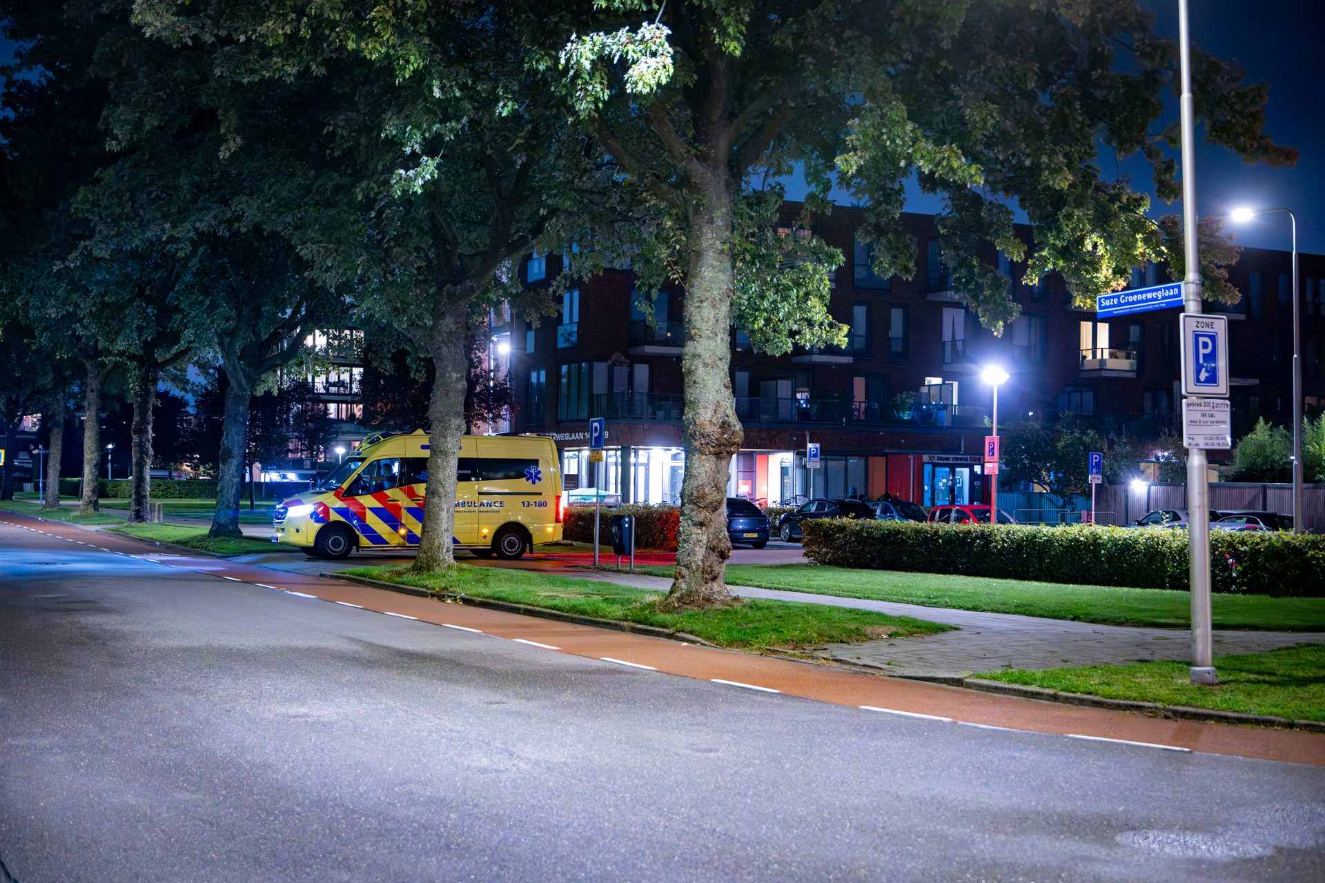 Fietsbezorger gewond bij eenzijdig ongeval