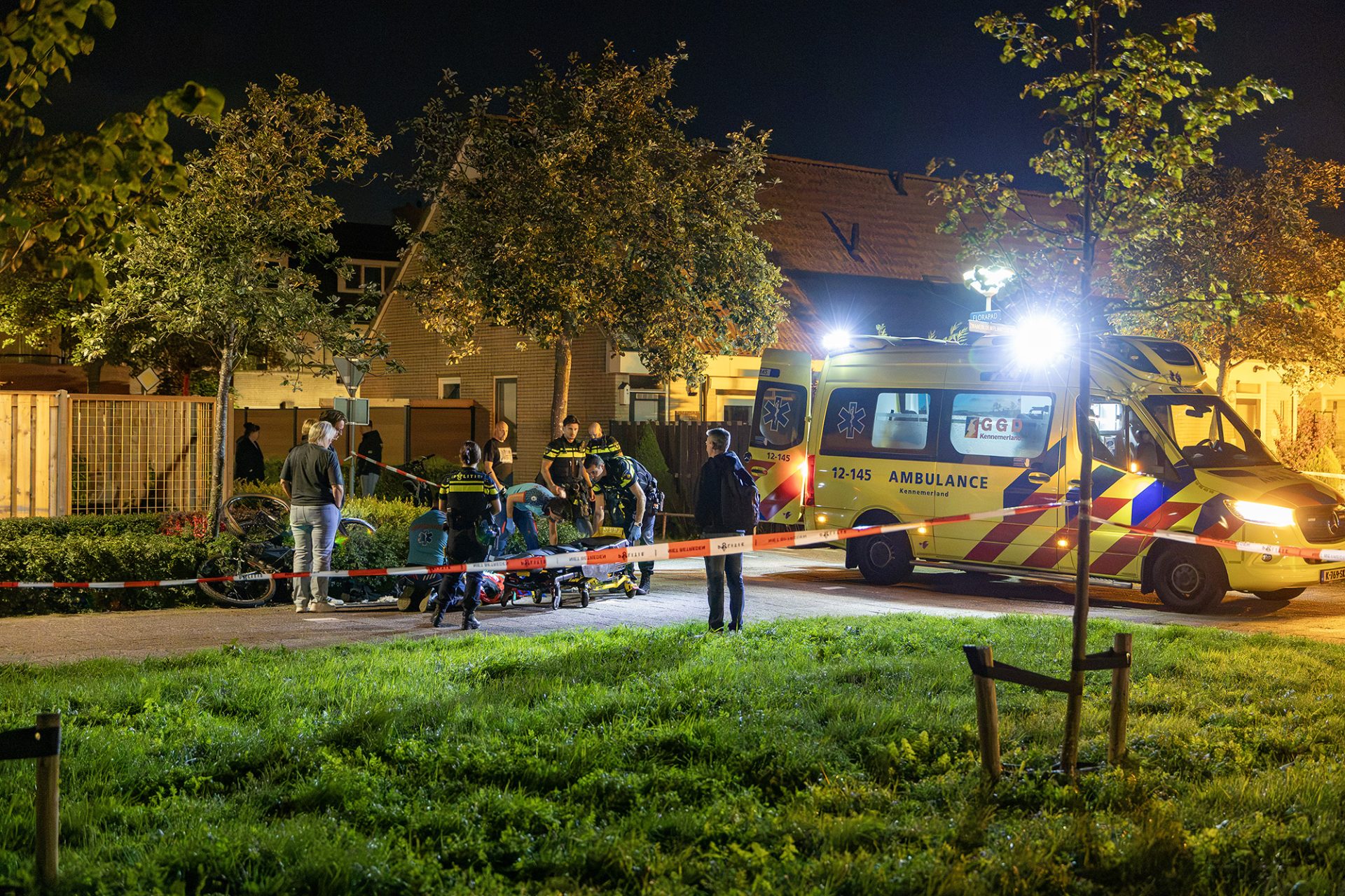 Ernstig gewonde bij botsing tussen fietsers in Velserbroek