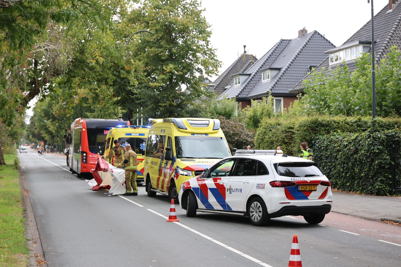 Ernstig ongeval, traumahelikopter ingezet