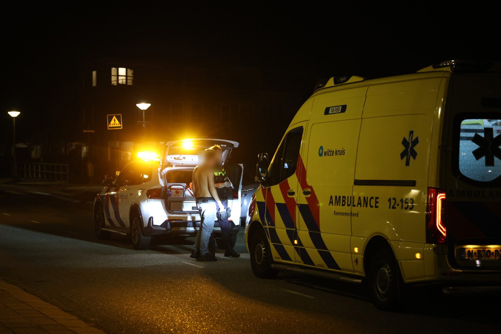 Gewonde en aanhouding na mogelijk steekincident Velserbroek