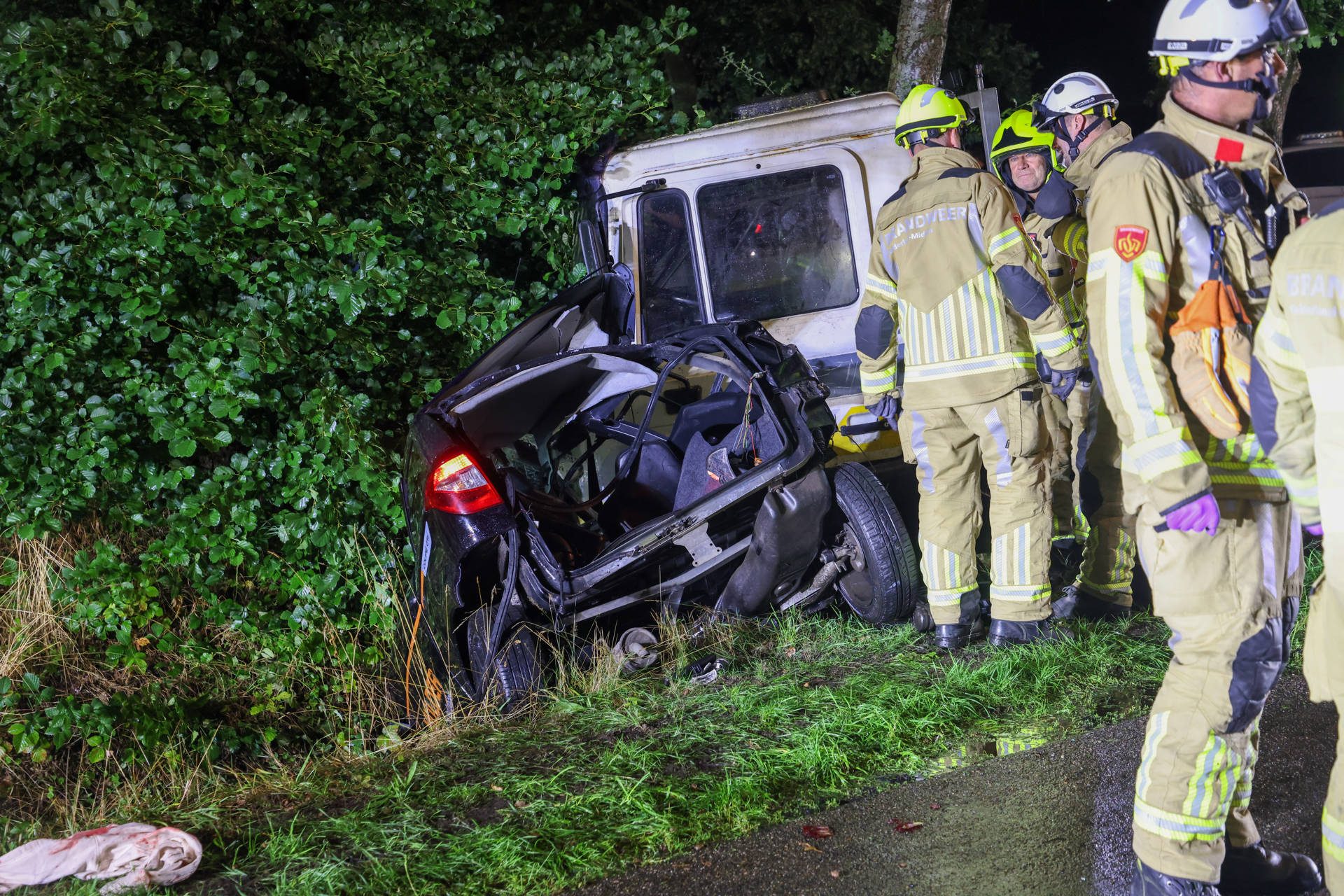 Drie zwaargewonden na ernstig ongeval