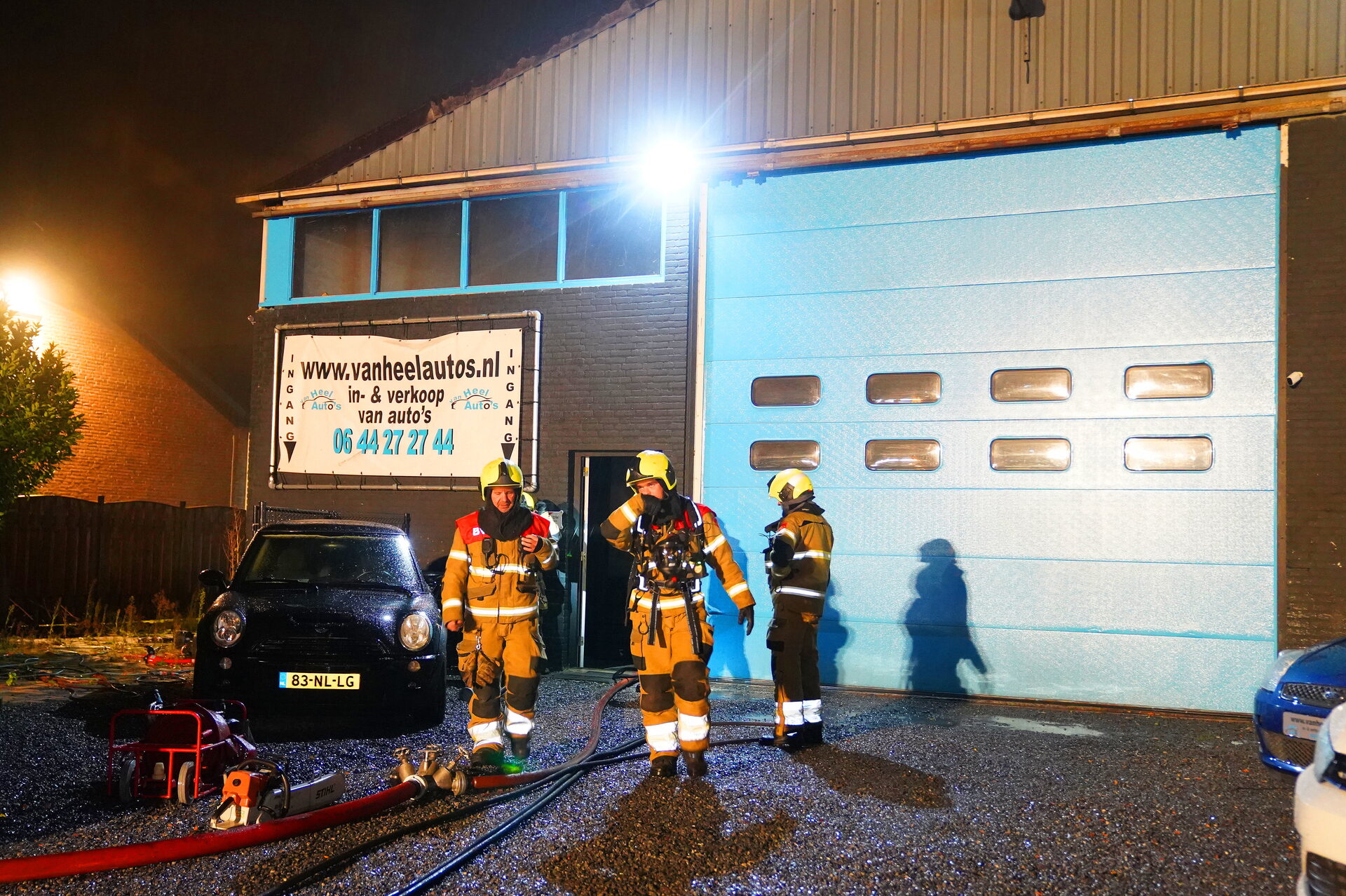 Grote brand in bedrijfsverzamelgebouw, persoon aangehouden
