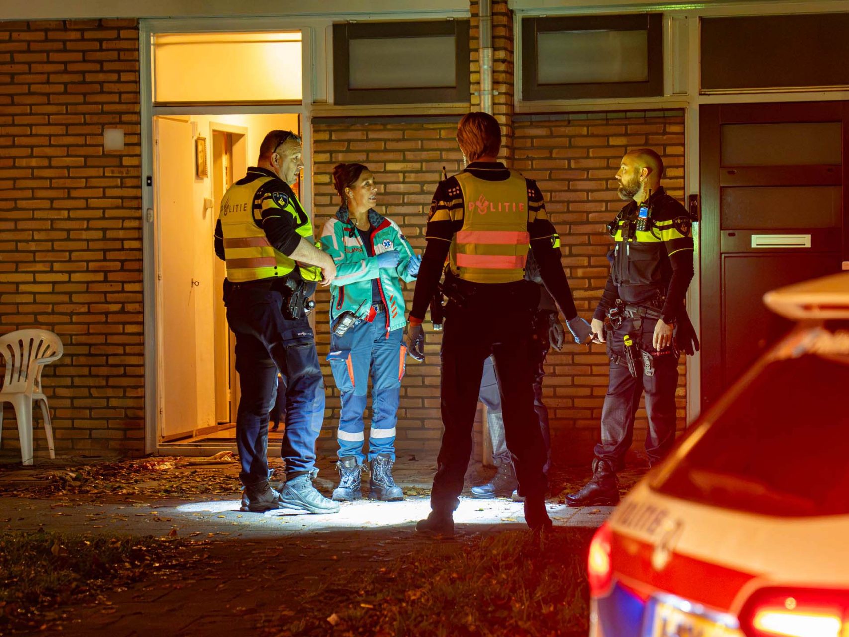 Man hevig bloedend aangetroffen na steekincident, verdachte aangehouden