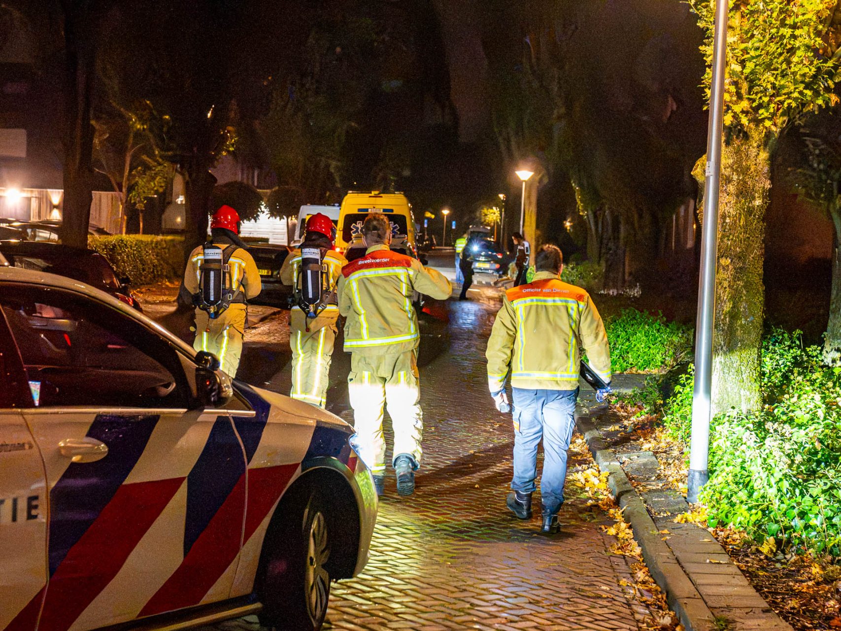 Hulpdiensten rukken massaal uit voor gevaarlijke stof in woning