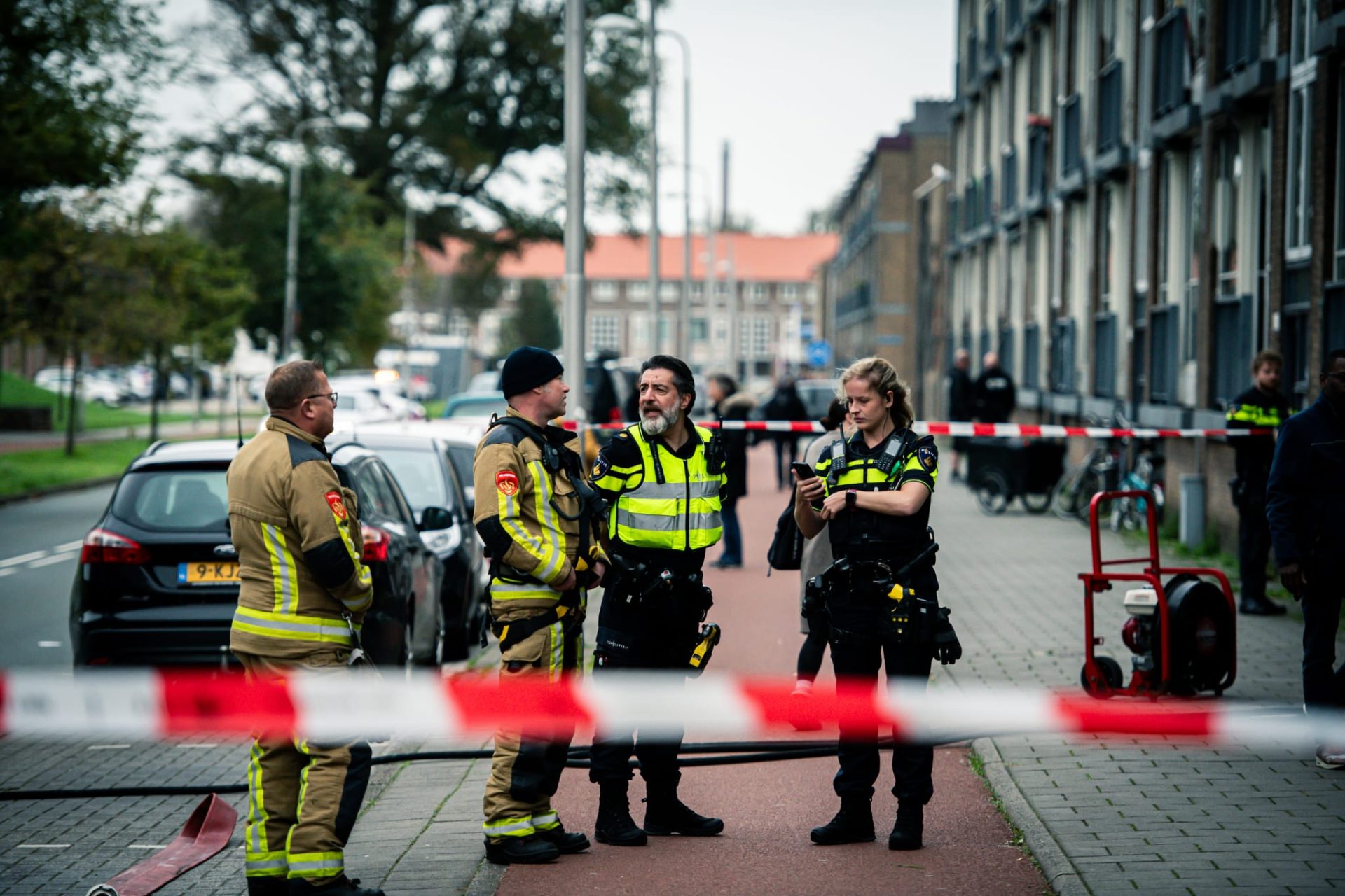Vier personen naar ziekenhuis na uitslaande brand in portiekflat