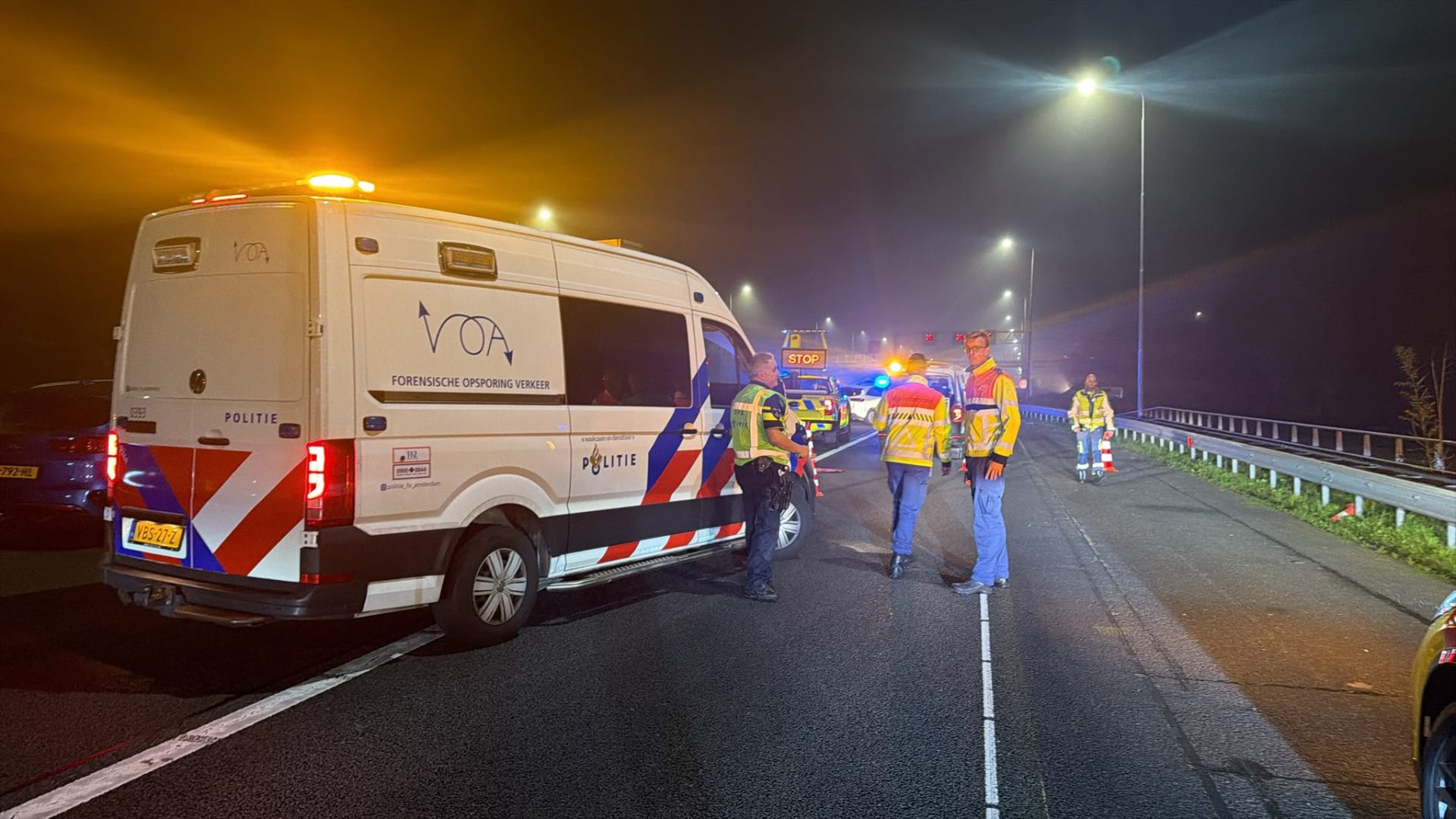 Dodelijk ongeval op snelweg zorgt voor langdurige afsluiting