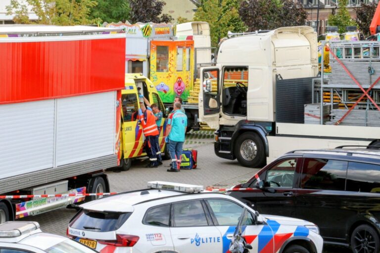 Persoon ernstig gewond na ongeval met kermisattractie, traumahelikopter ingezet